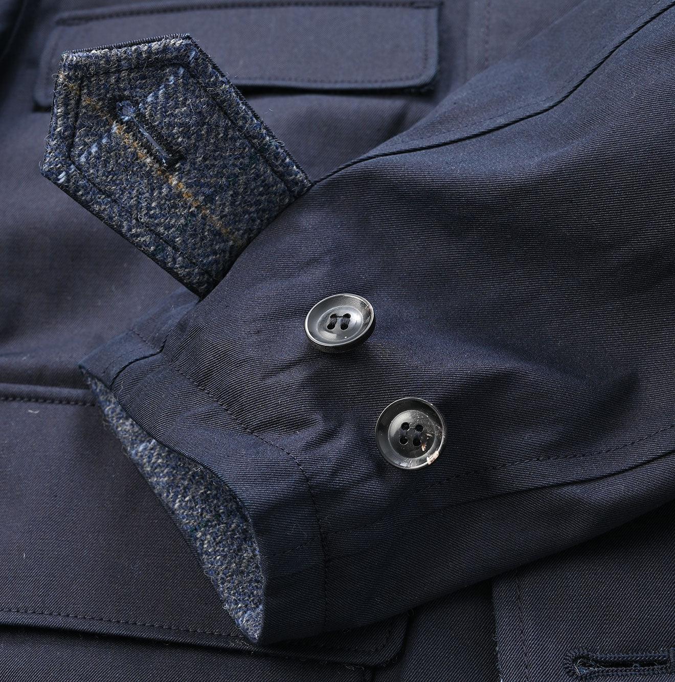 Indigo Gabardine Tweed 908 Hunting Jacket - 45R by 45rpm studio