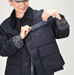 Indigo Gabardine Tweed 908 Hunting Jacket - 45R by 45rpm studio