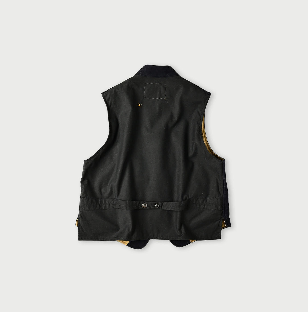 45R Cotton Flannel 908 Stand Collar Vest - Image 14