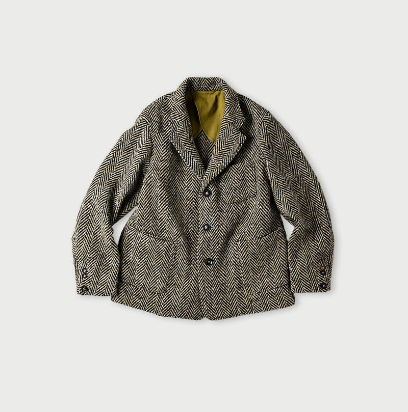 45R Donegal Tweed 908 Jacket Cardigan