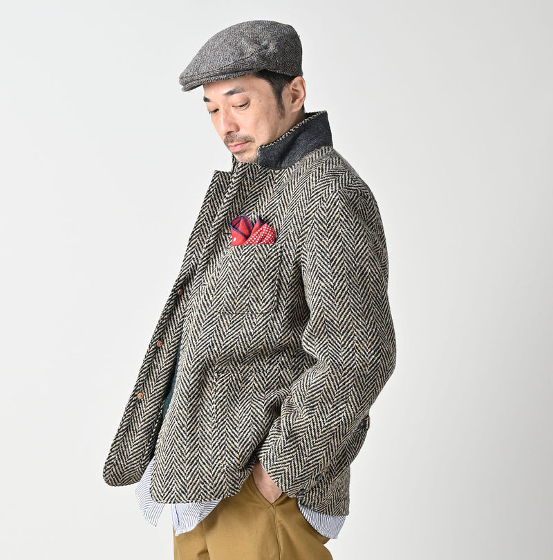 45R Donegal Tweed 908 Jacket Cardigan