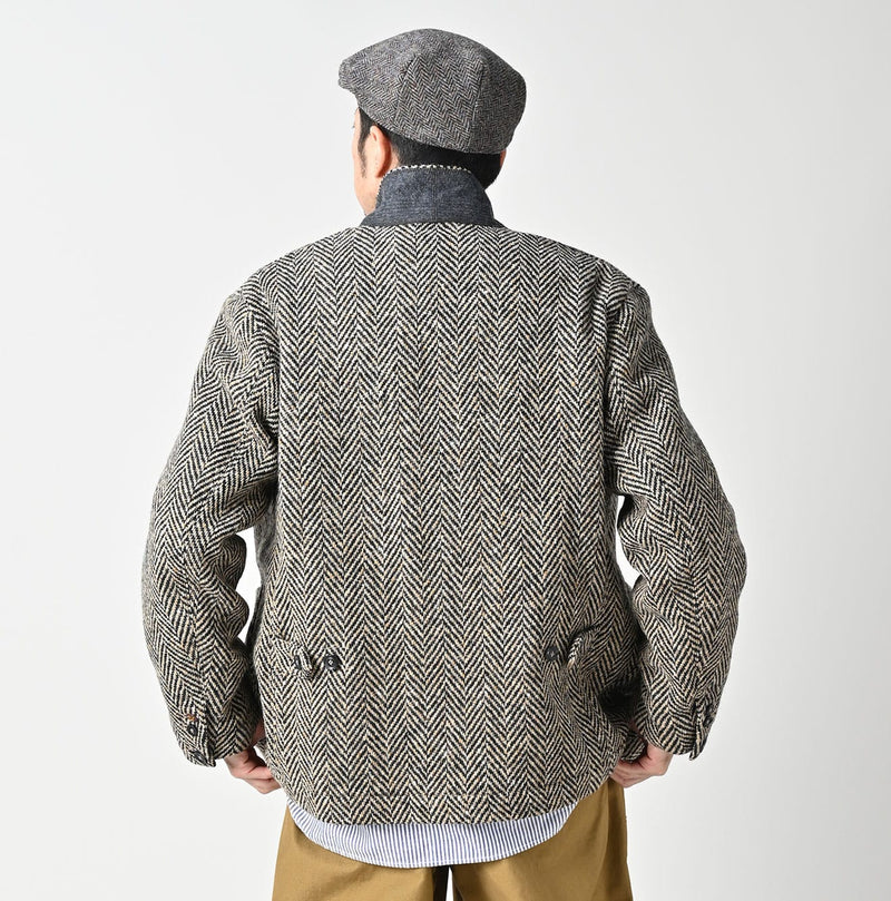 45R Donegal Tweed 908 Jacket Cardigan