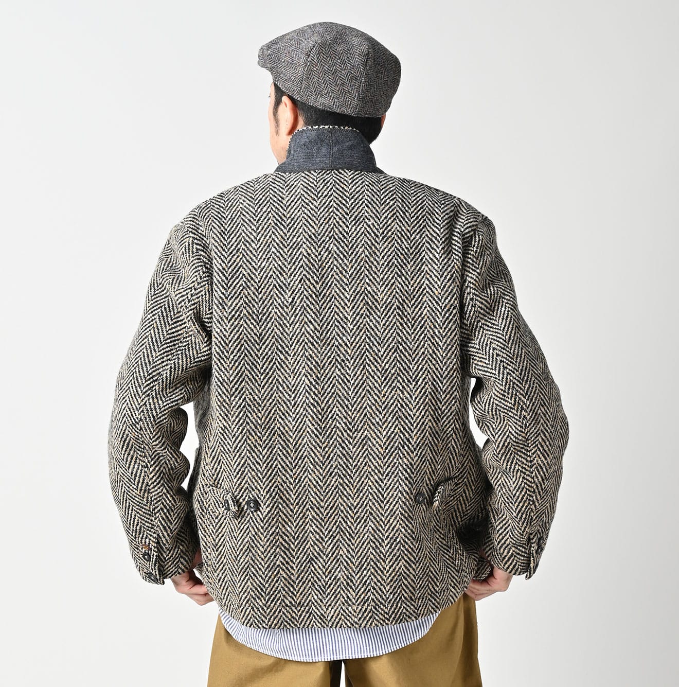 45R Donegal Tweed 908 Jacket Cardigan