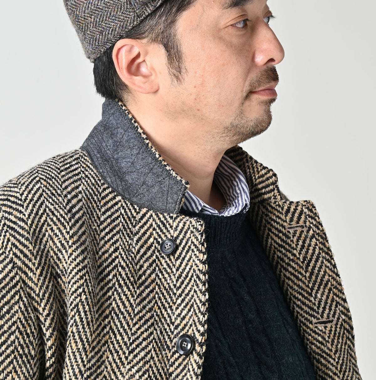 45R Donegal Tweed 908 Jacket Cardigan