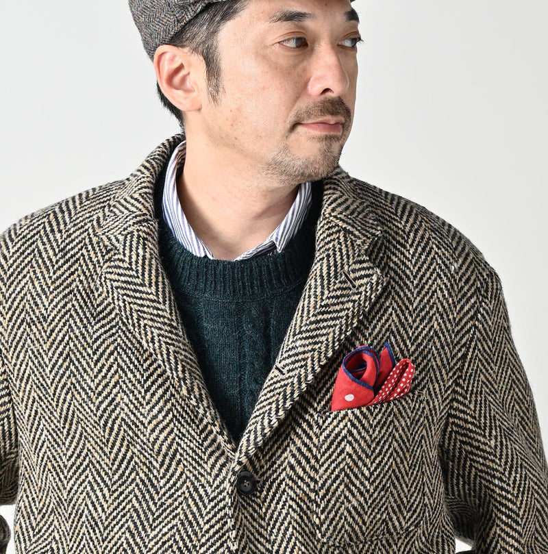 45R Donegal Tweed 908 Jacket Cardigan