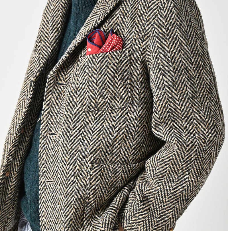45R Donegal Tweed 908 Jacket Cardigan