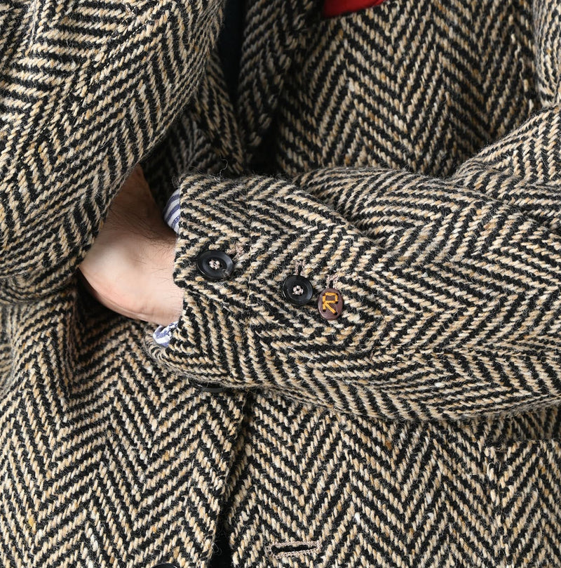 45R Donegal Tweed 908 Jacket Cardigan