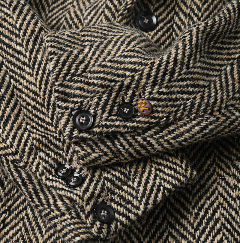 45R Donegal Tweed 908 Jacket Cardigan