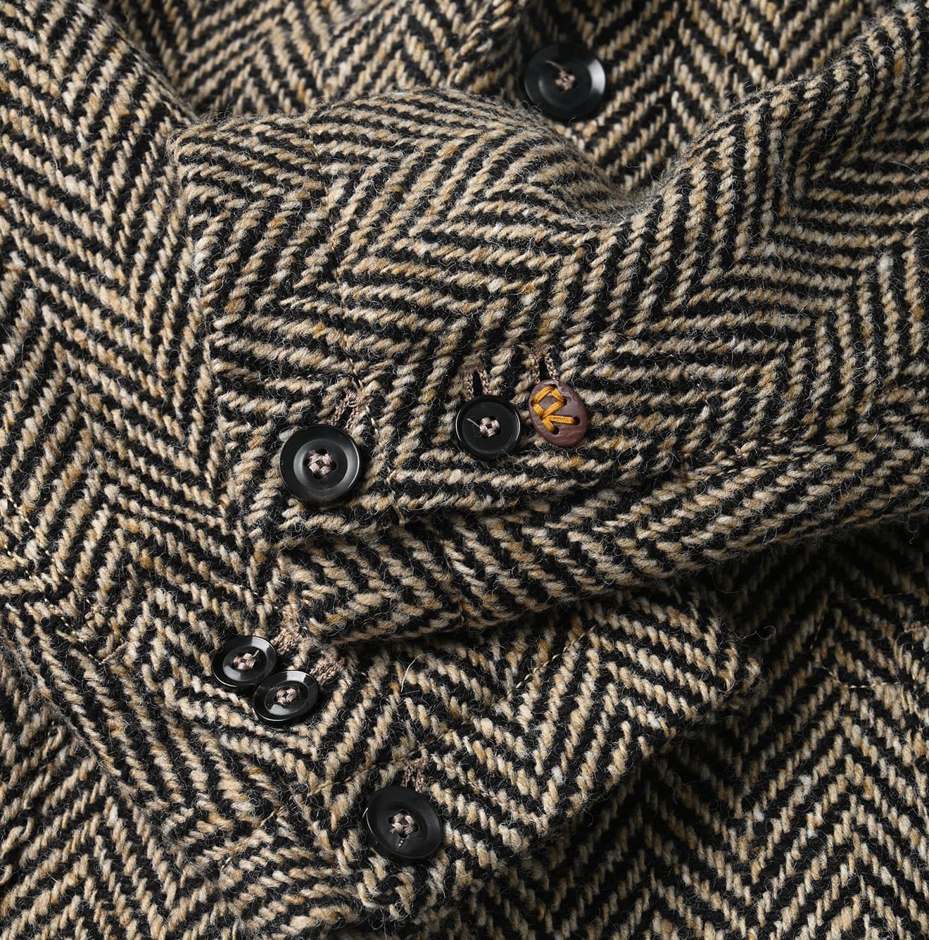 45R Donegal Tweed 908 Jacket Cardigan