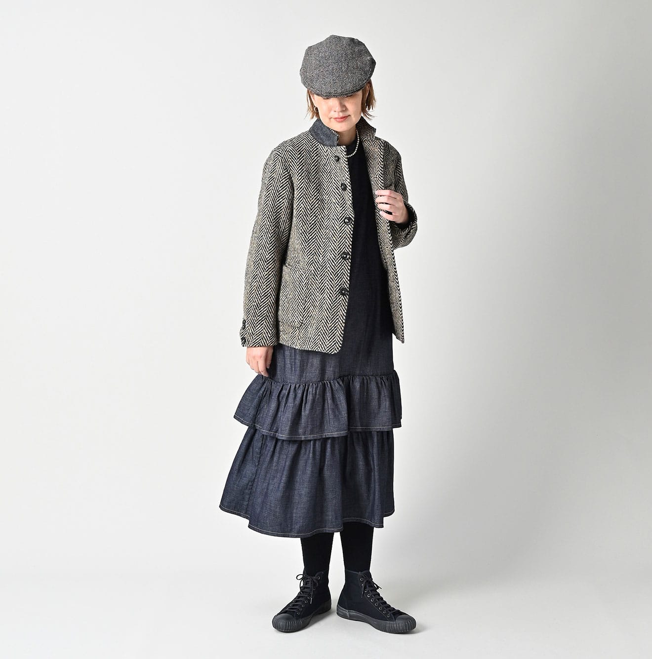 45R Donegal Tweed 908 Jacket Cardigan