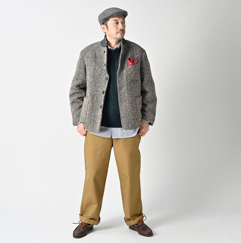 45R Donegal Tweed 908 Jacket Cardigan