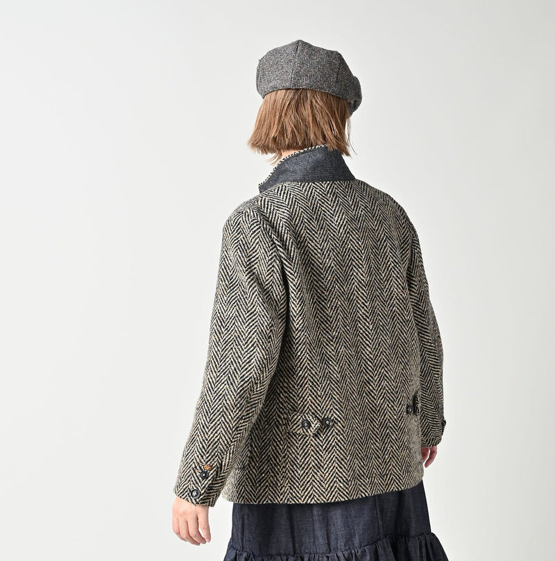 45R Donegal Tweed 908 Jacket Cardigan