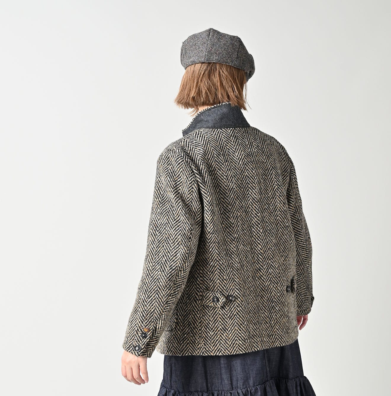 45R Donegal Tweed 908 Jacket Cardigan