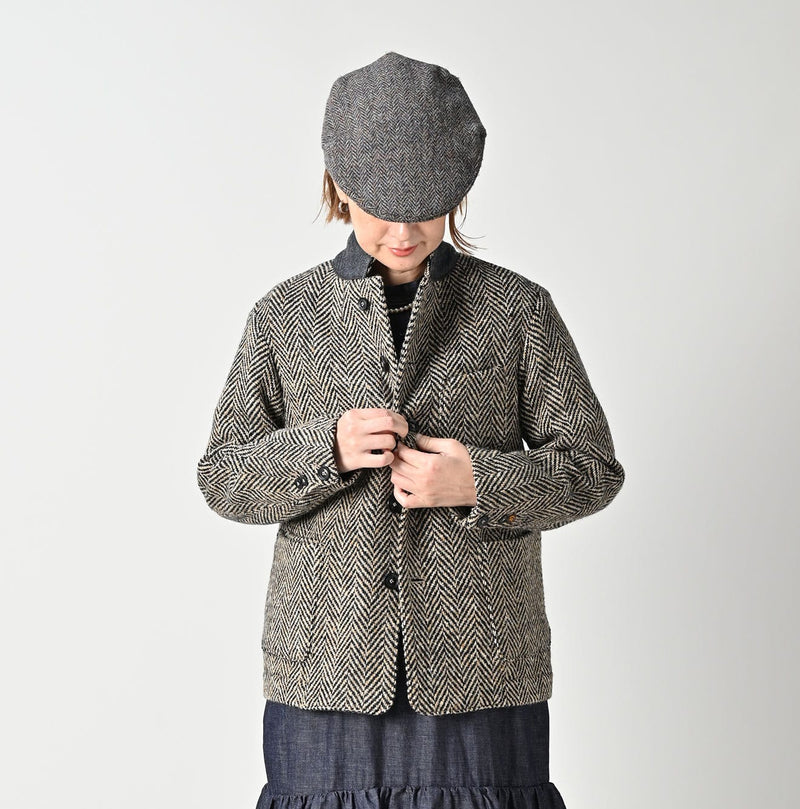 45R Donegal Tweed 908 Jacket Cardigan