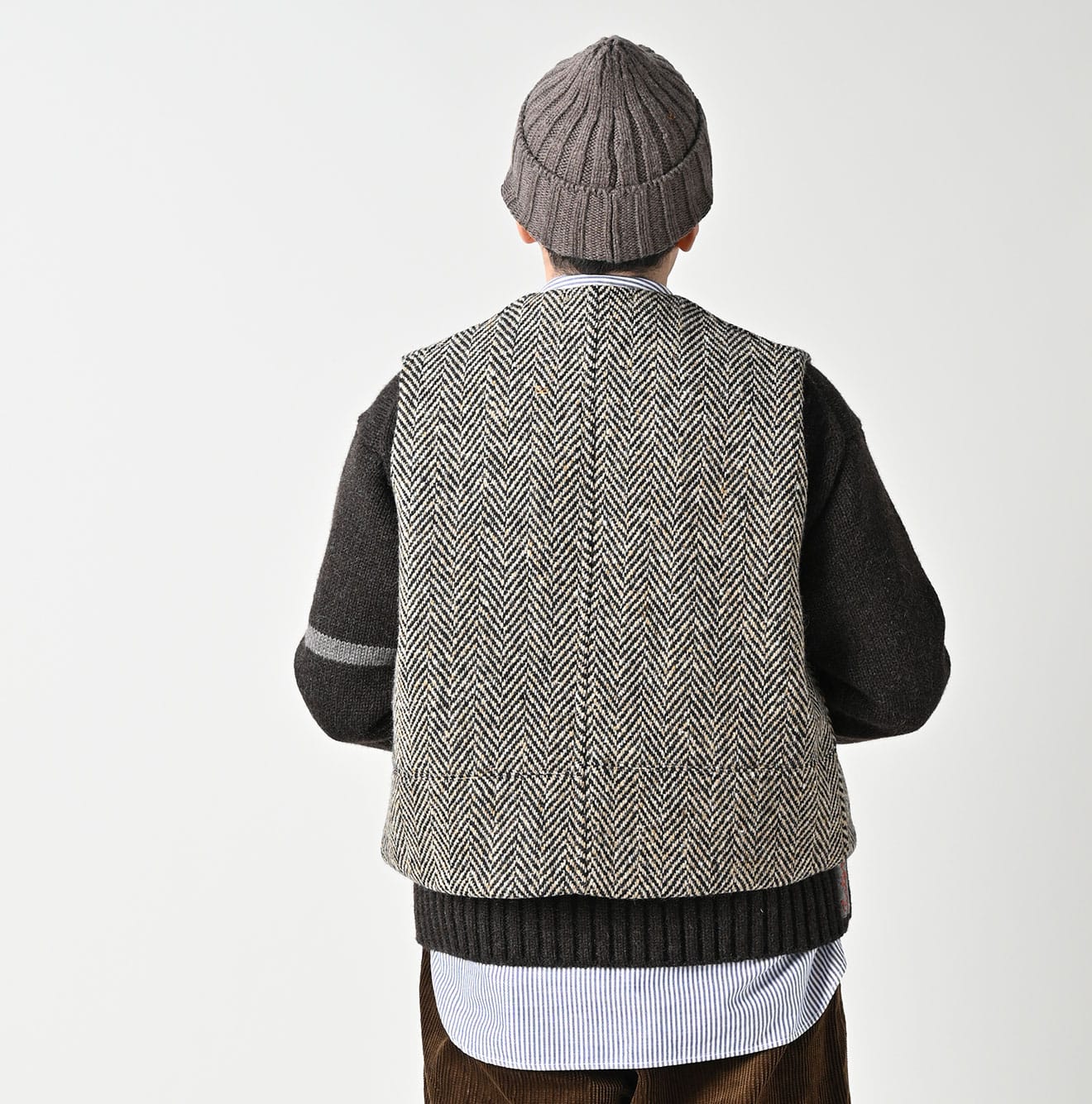 【Euro Vintage】Studio Donegal multi vest Euro Vintage】Studio Donegal multi vest