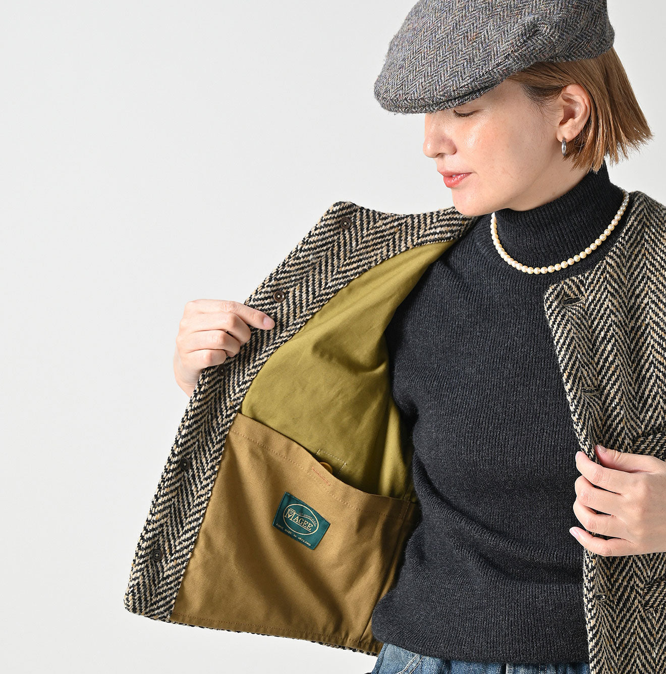 45R Donegal Tweed 908 Vest