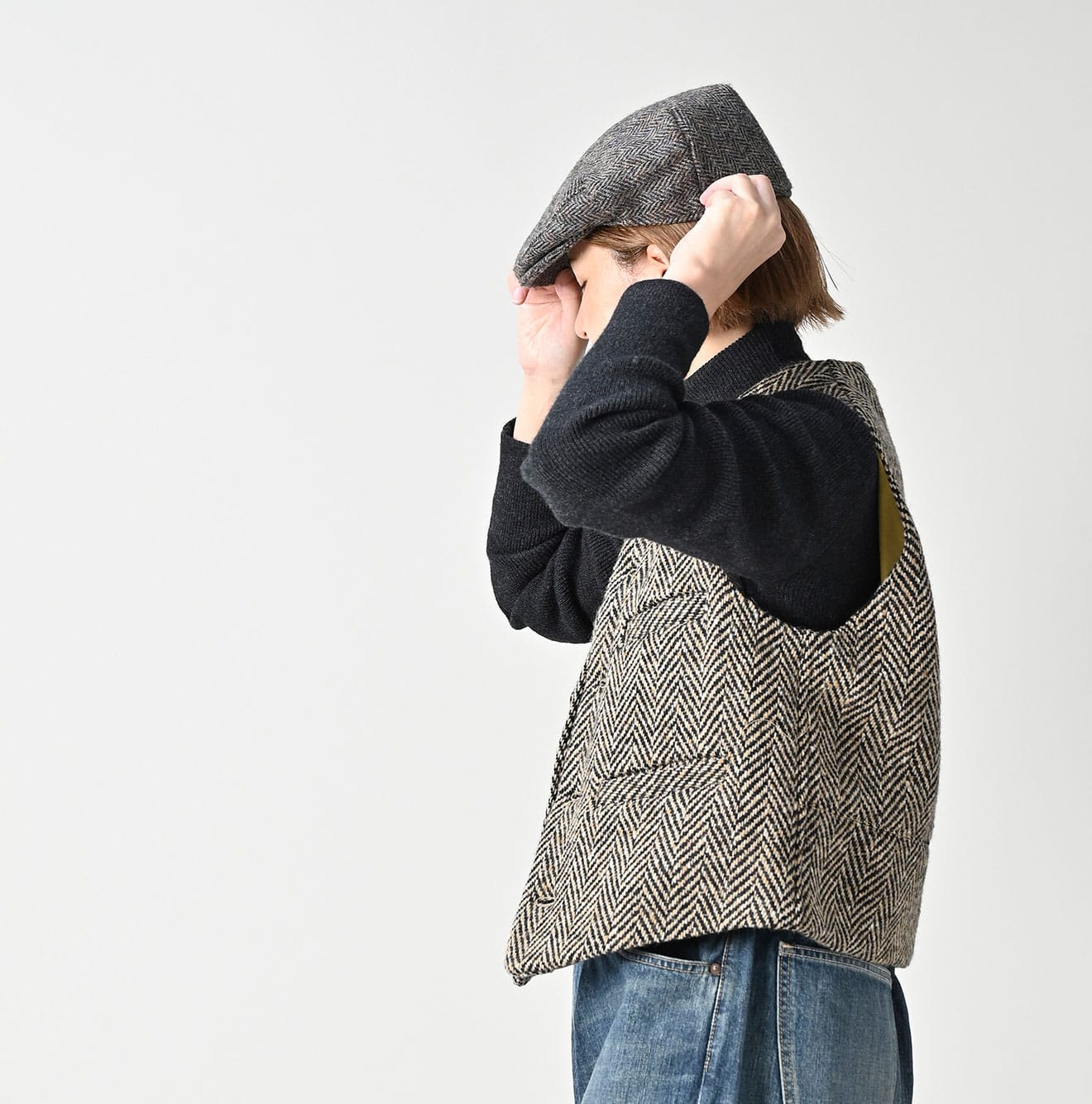 45R Donegal Tweed 908 Vest
