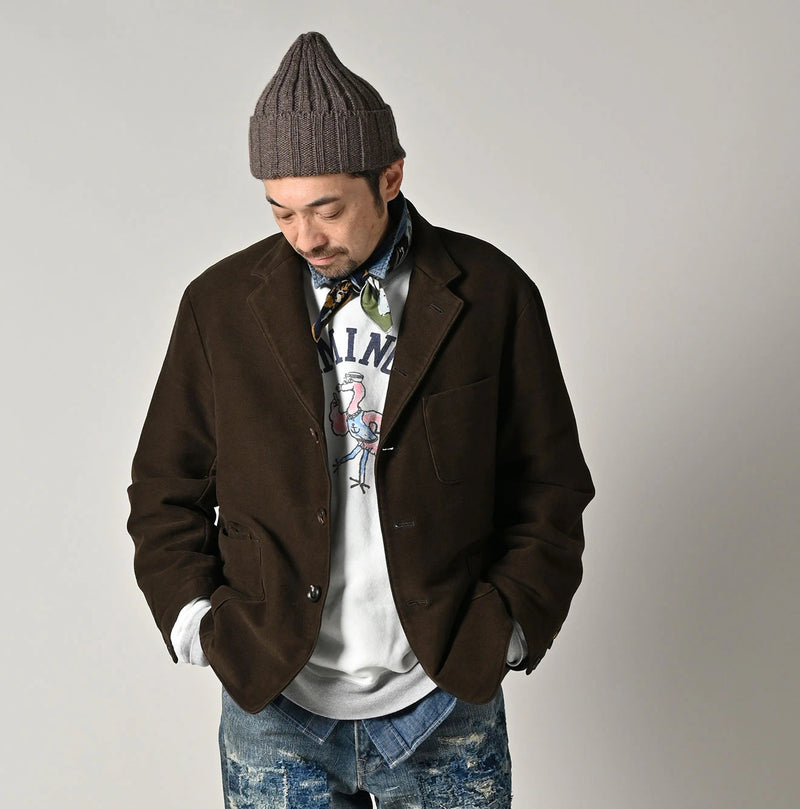 45R Cotton Flannel 908 Jacket Cardigan (Top-dyed) - Image 7