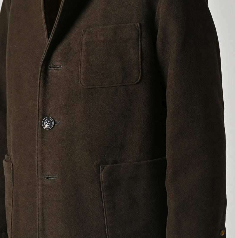 45R Cotton Flannel 908 Jacket Cardigan (Top-dyed) - Image 11