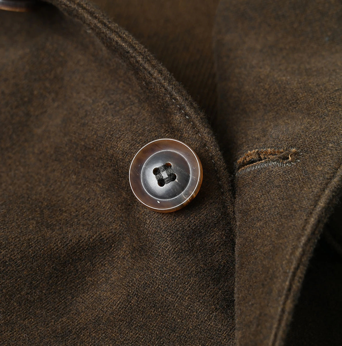 45R Cotton Flannel 908 Jacket Cardigan (Top-dyed)