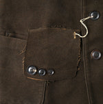 45R Cotton Flannel 908 Jacket Cardigan (Top-dyed)