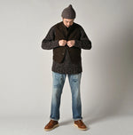 45R Cotton Flannel 908 Stand Collar Vest (Top-dyed)
