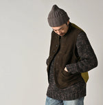 45R Cotton Flannel 908 Stand Collar Vest (Top-dyed)