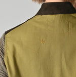 45R Cotton Flannel 908 Stand Collar Vest (Top-dyed)
