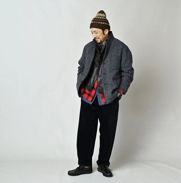 45R Donegal Tweed 908 Jacket Cardigan