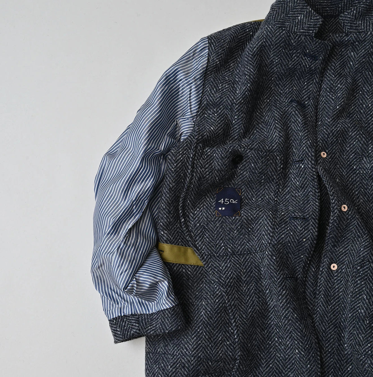 45R Donegal Tweed 908 Jacket Cardigan