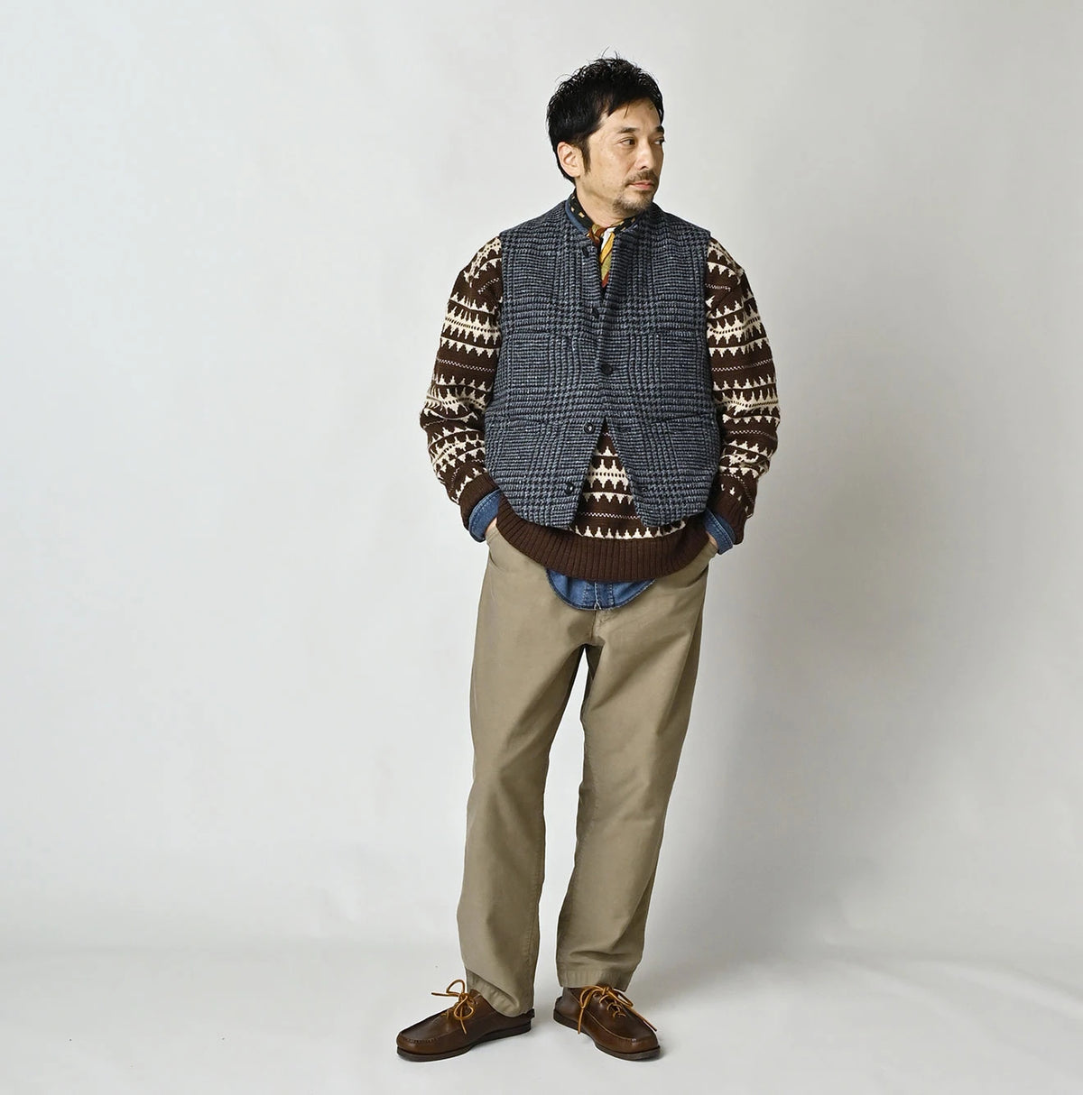 45R Donegal Tweed 908 Cruise Vest