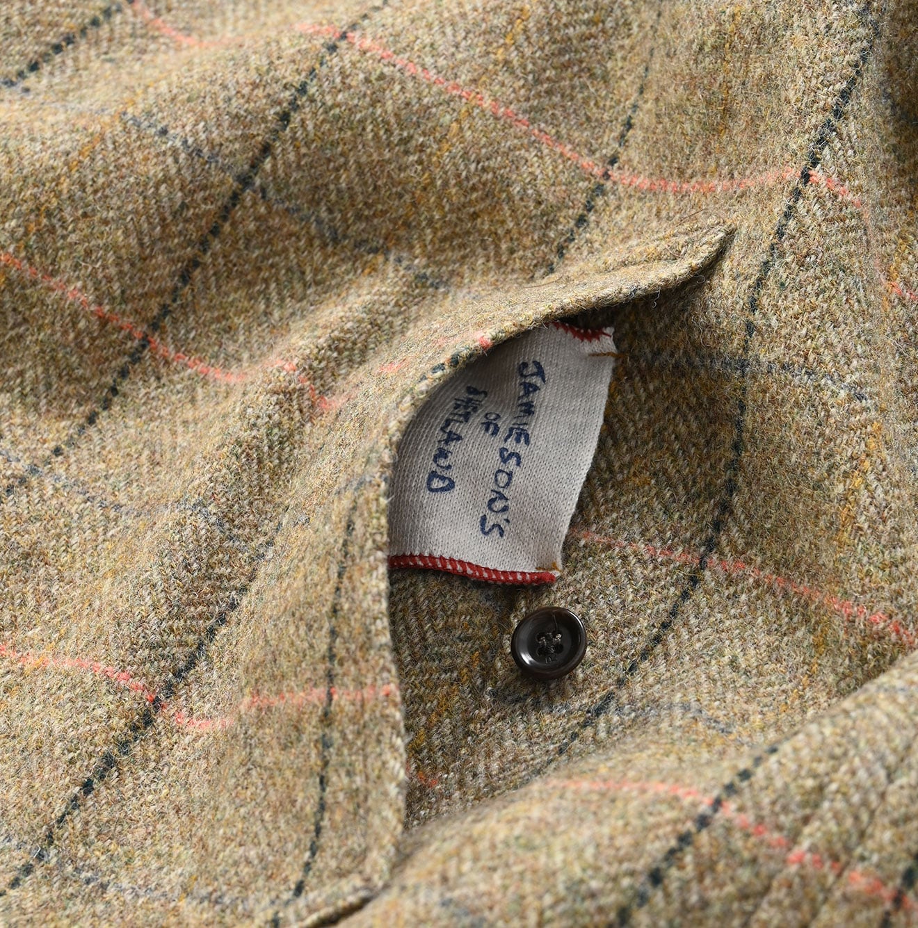 45R Gabardine Tweed 908 Reversible Coat