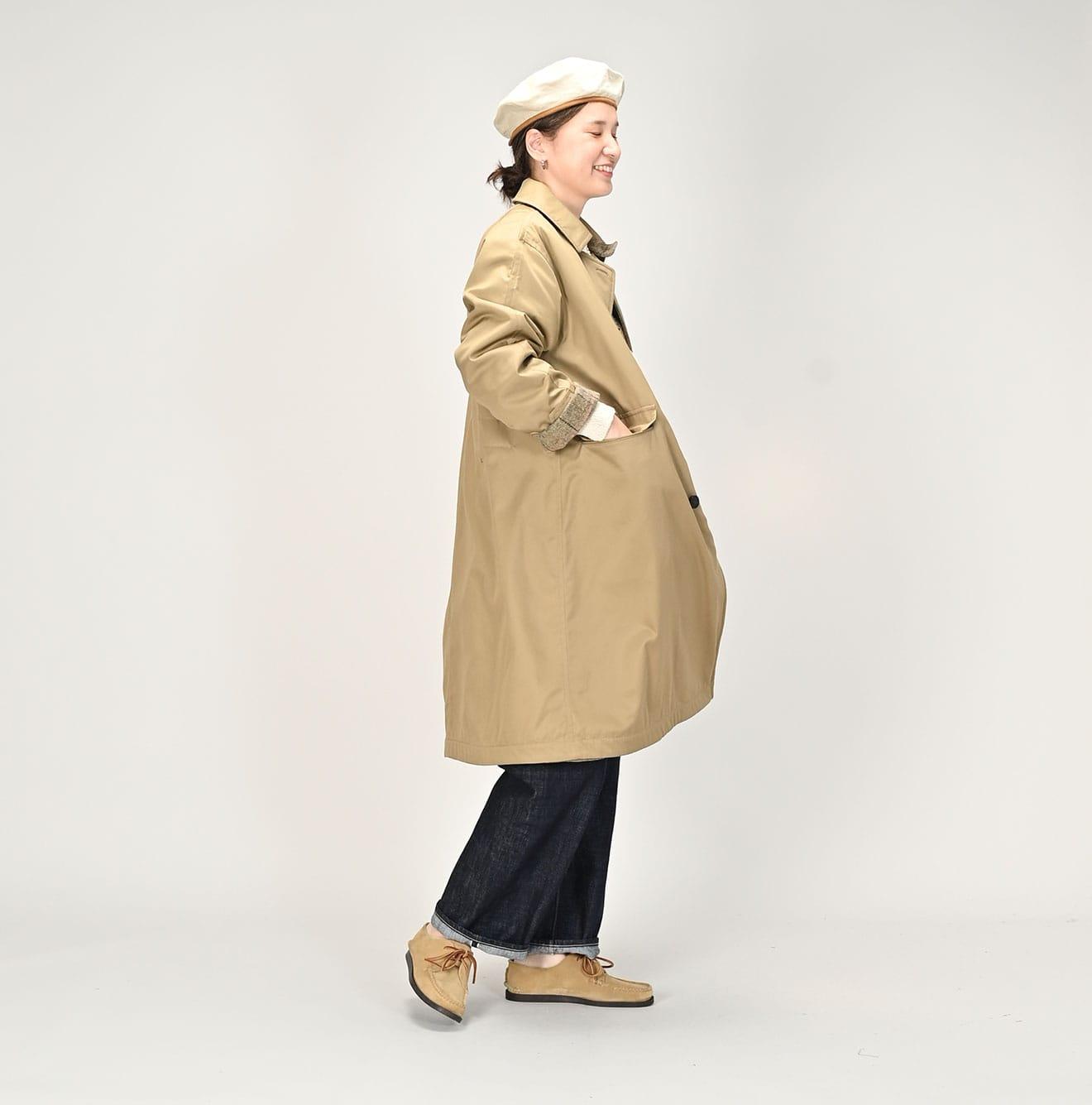 ジャケット・アウター No Collar Jacket Wrinkled Gabardine 別注 STRETCHED HYBRID NO COLLAR JACKET(0 BLACK): White