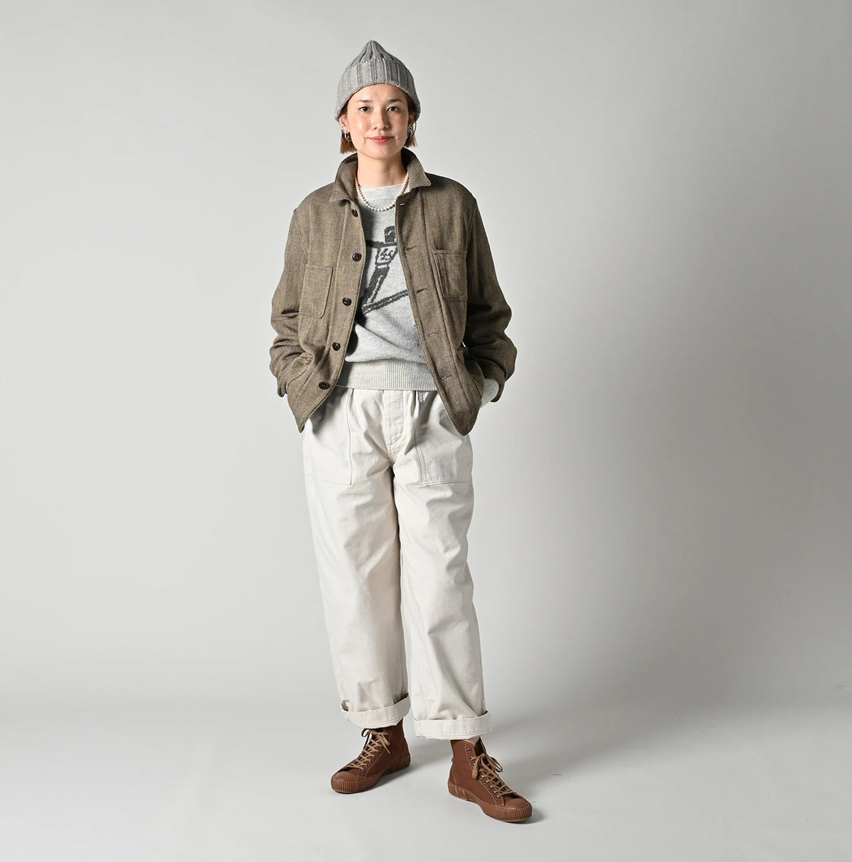 45R Indigo Flannel 908 4-Pocket Shirt - Image 6