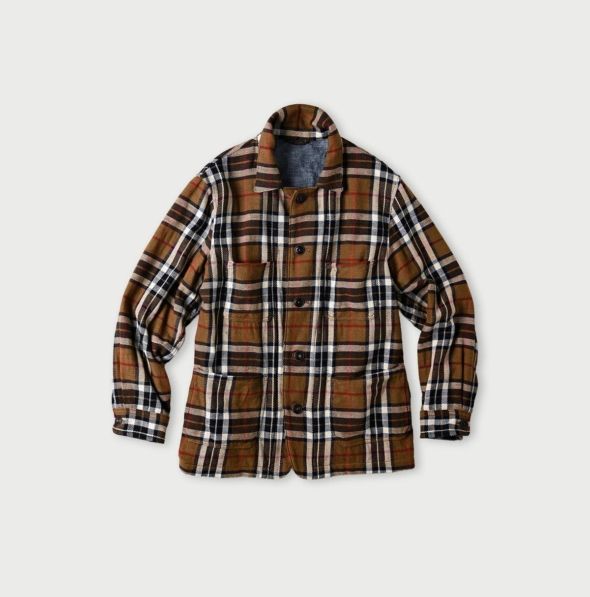45R Indigo Flannel 908 4-Pocket Shirt - Image 2
