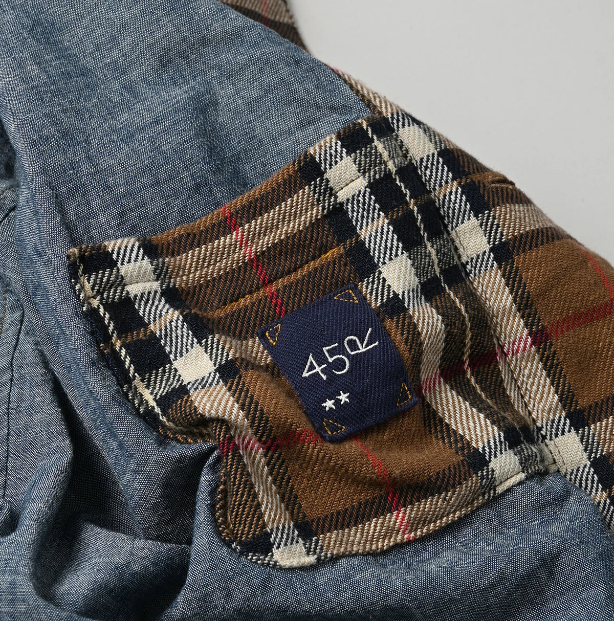 45R Indigo Flannel 908 4-Pocket Shirt