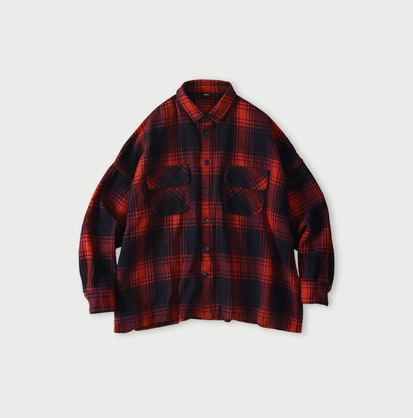 45R India Flannel 908 Buffalo Uma Shirt