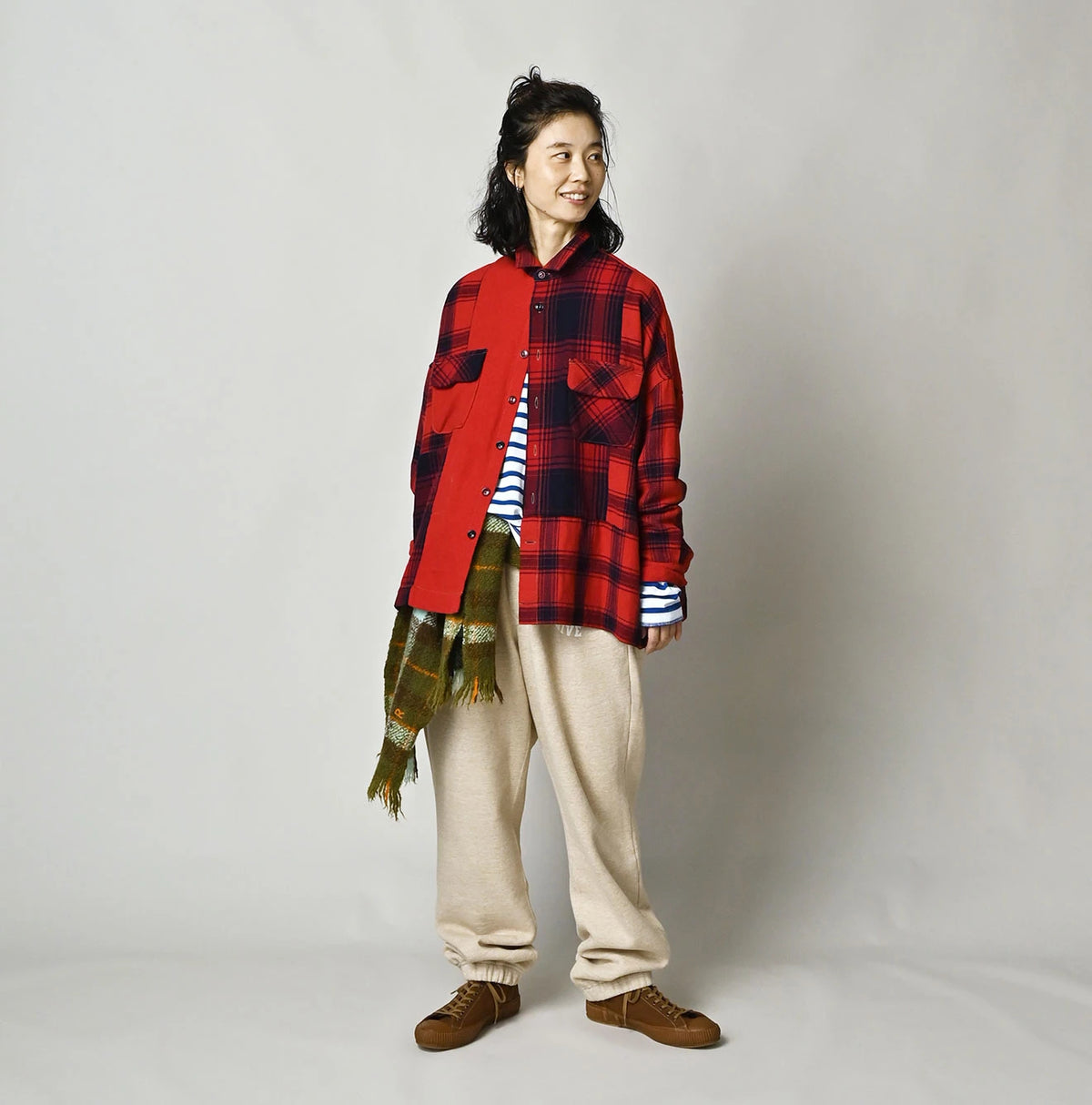 45R India Flannel 908 Buffalo Uma Shirt - Image 5