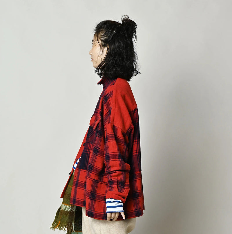 45R India Flannel 908 Buffalo Uma Shirt - Image 8