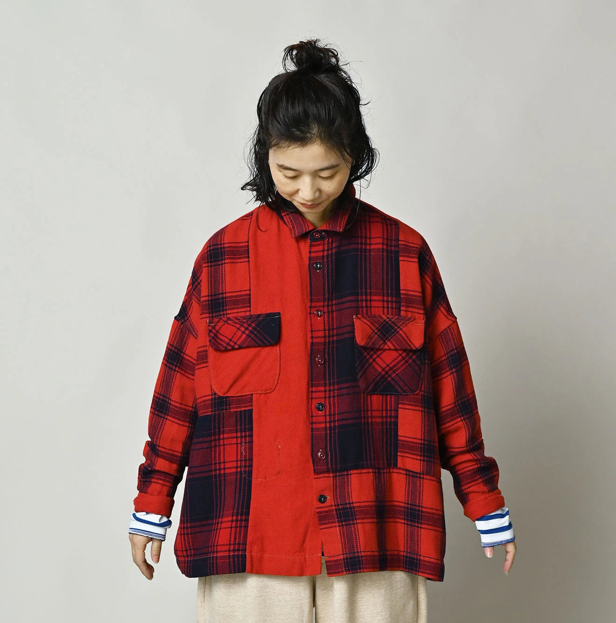 45R India Flannel 908 Buffalo Uma Shirt - Image 10