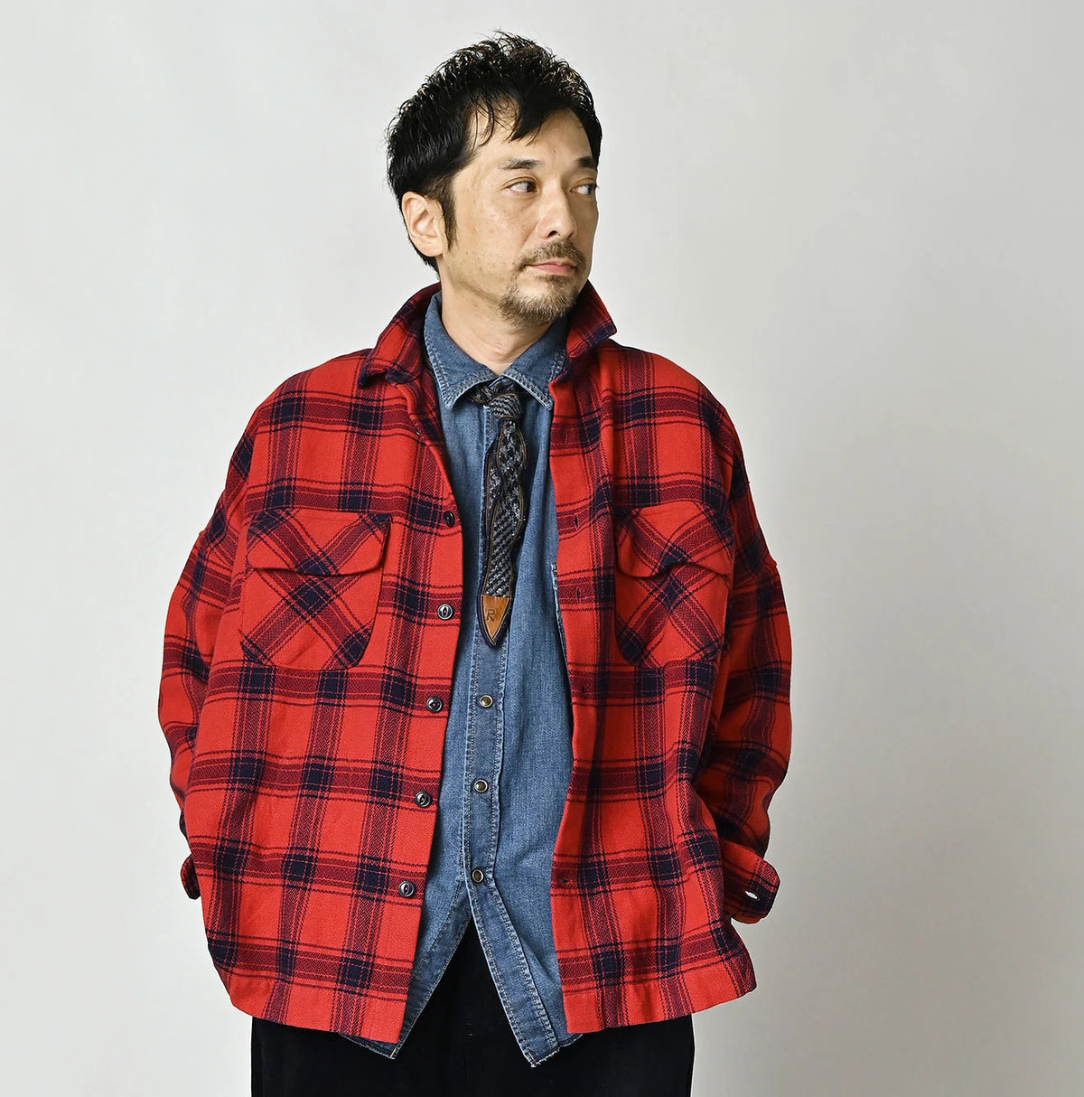 45R India Flannel 908 Buffalo Uma Shirt - Image 11