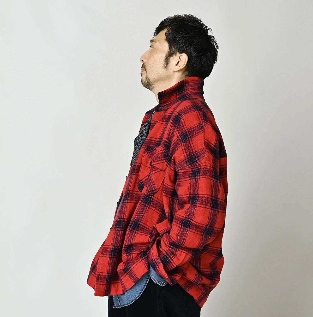 45R India Flannel 908 Buffalo Uma Shirt
