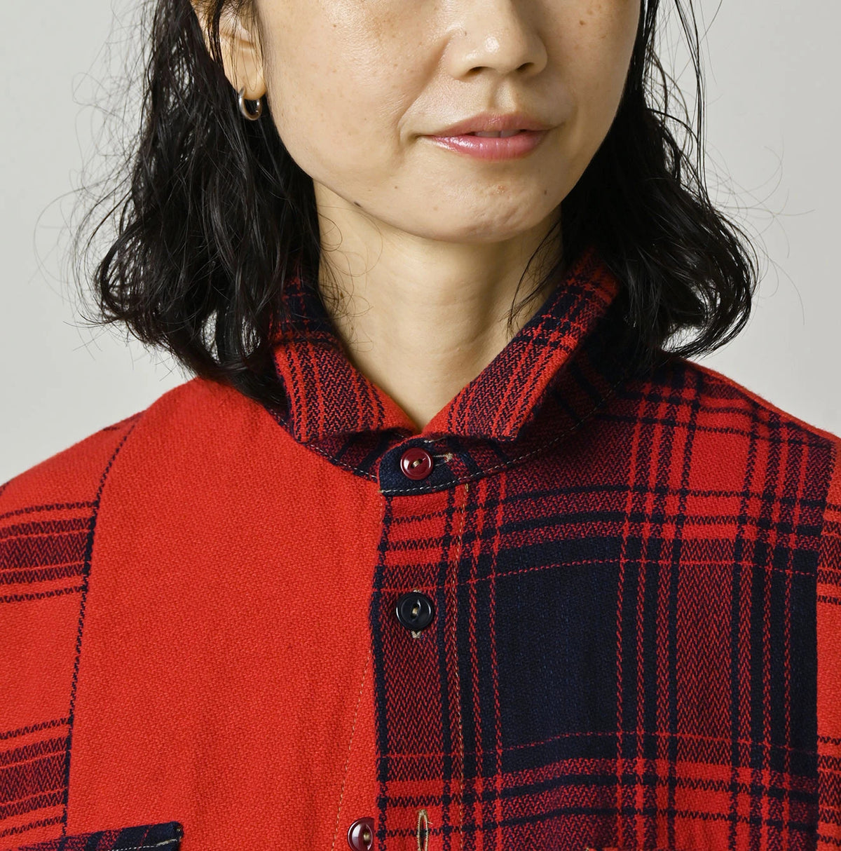 45R India Flannel 908 Buffalo Uma Shirt