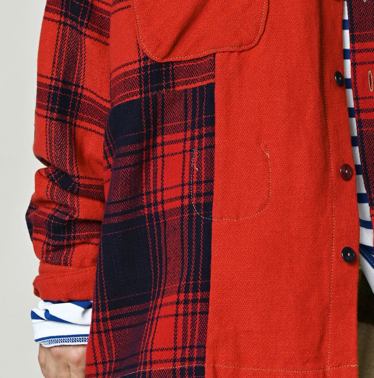 45R India Flannel 908 Buffalo Uma Shirt