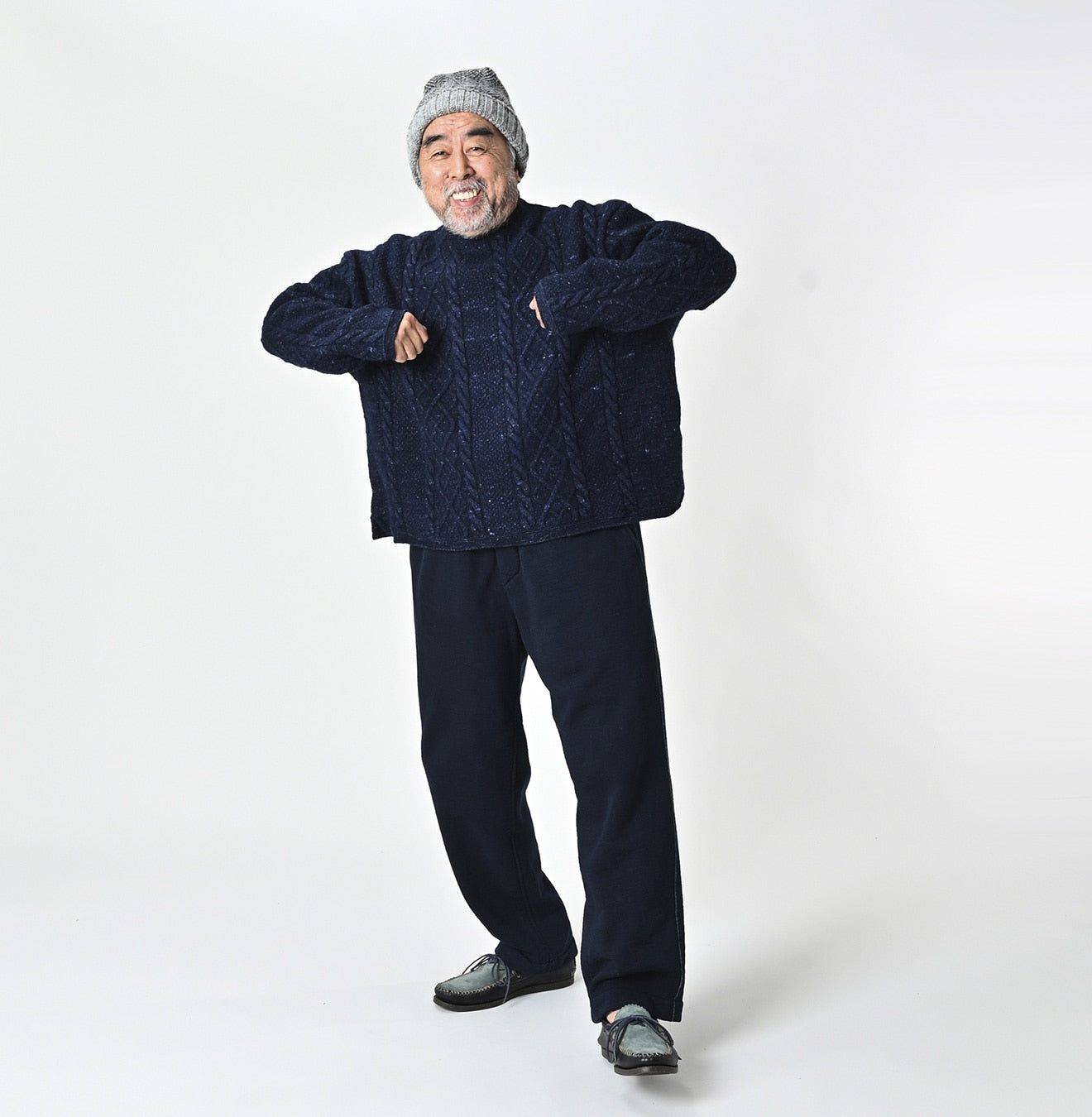 45R Indigo Hokkaido Cotton Fleece 908 Jodhpurs