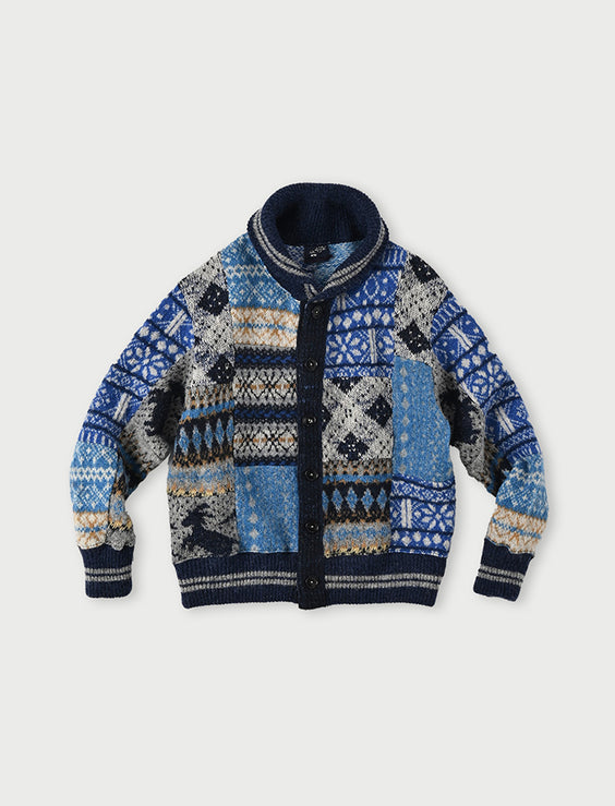 Patchwork 908 Stadium Cardigan