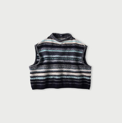 45R Dacapo Fair Isle M-vest