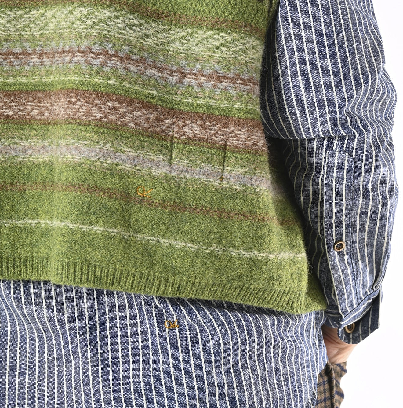 45R Dacapo Fair Isle M-vest