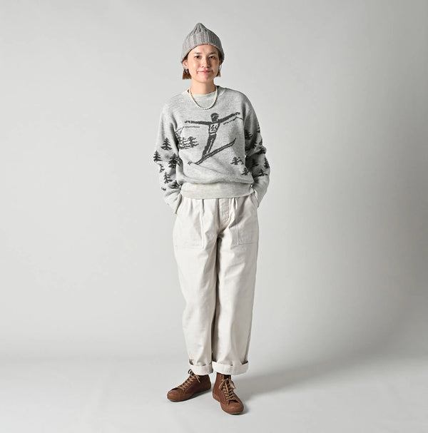 45R Snow Jacquard 908 Knit-sewn Sweater