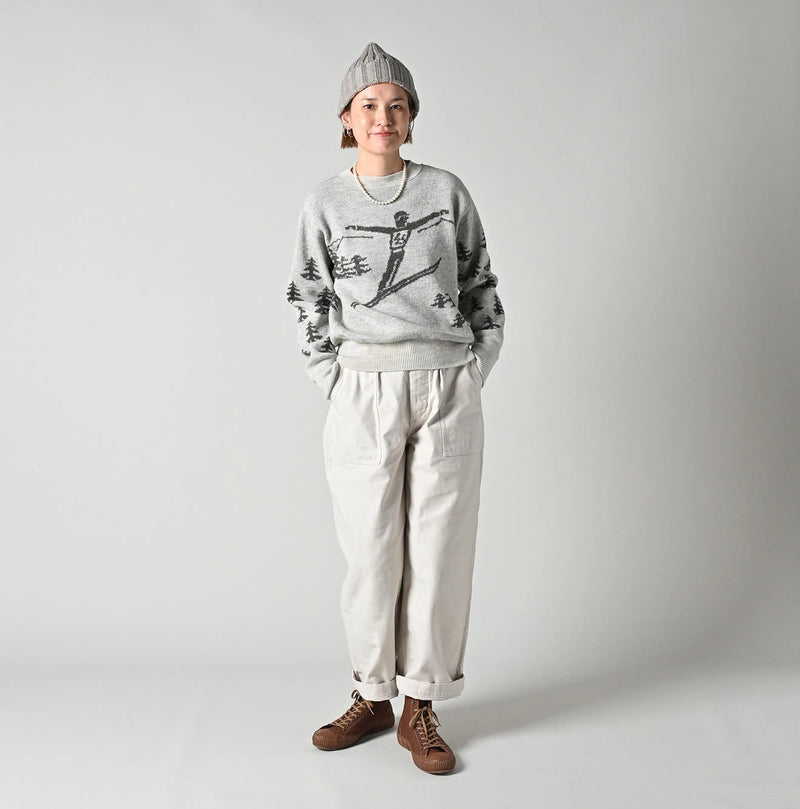 45R Snow Jacquard 908 Knit-sewn Sweater - Image 5